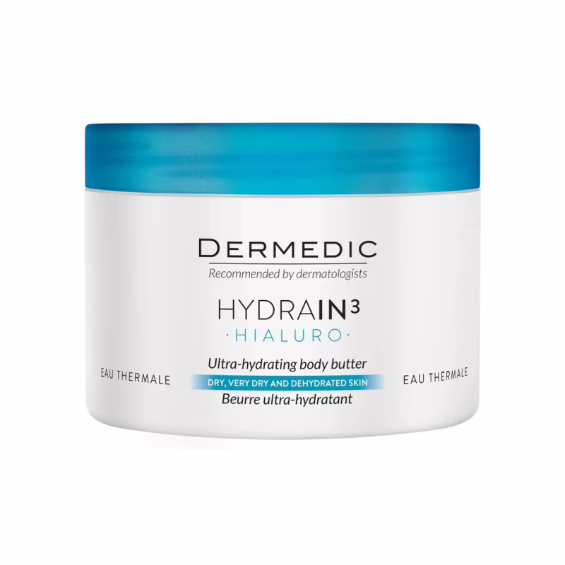 Крем для тела Dermedic Hydrain3 Hialuro Ultra-Hydrating Body Butter 225 мл (5901643176105)