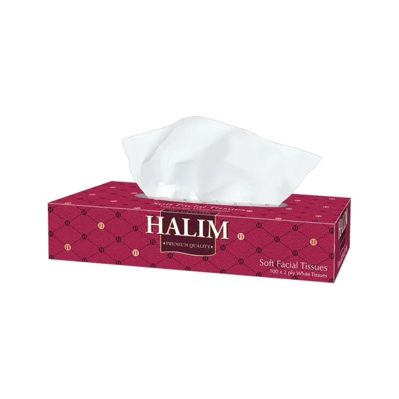 Серветки косметичні Halim 2 шари 100 шт. (5904825069707)