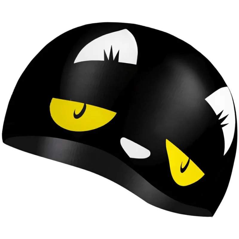Шапка для плавання Aqua Speed Kiddie 142-07 60649 чорний, принт Діт OSFM (5905718606498)
