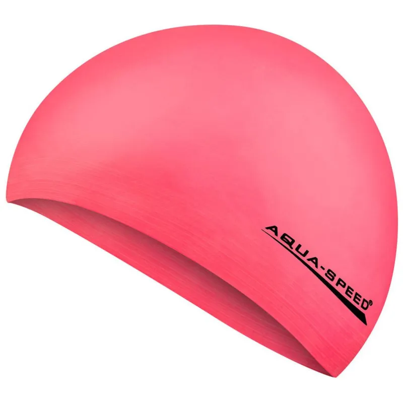Шапка для плавания Aqua Speed Soft Latex 122-03 5726 неоновий рожевий Уні OSFM (5908217657268)