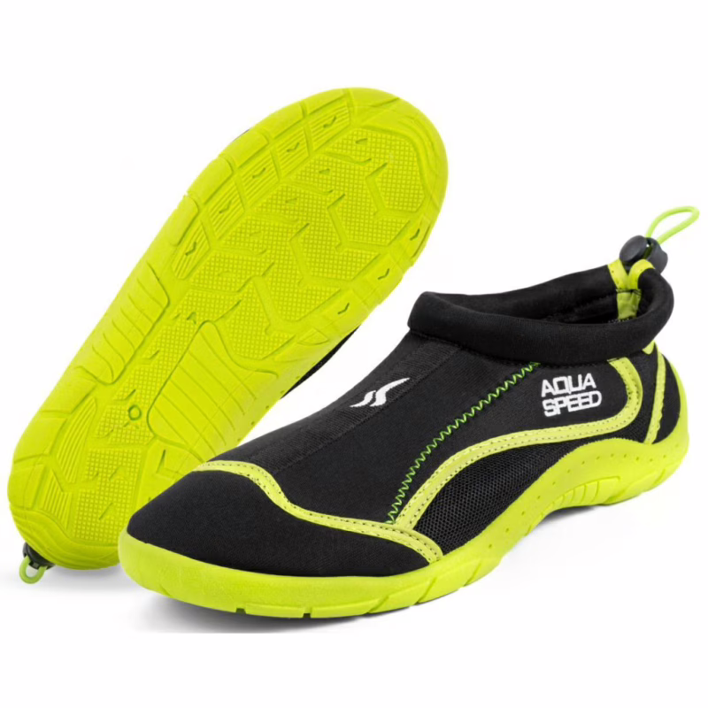 Аквашузи Aqua Speed Aqua Shoe Model 704-18 чорний, жовтий 36 (5908217691606)