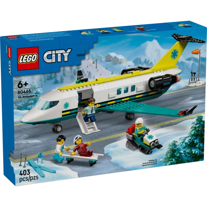Конструктор LEGO City Літак швидкої медичної допомоги (60465)