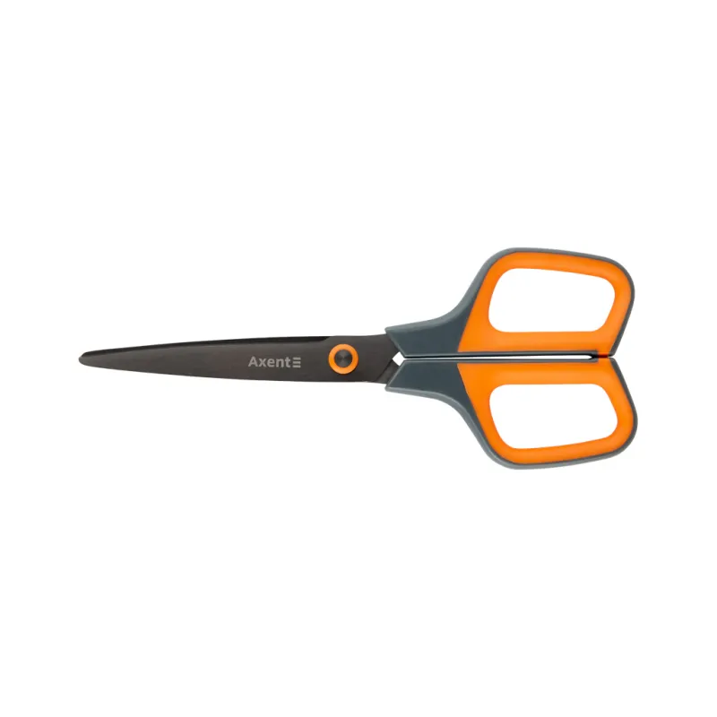 Ножницы Axent Titanium 19 см Серо-оранжевые (6306-06-A)