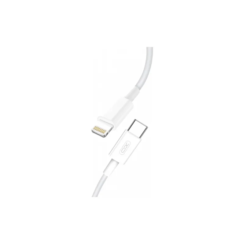 Дата кабель USB-С to Lightning 1.0m PD18W NB113 white XO (6920680863846)