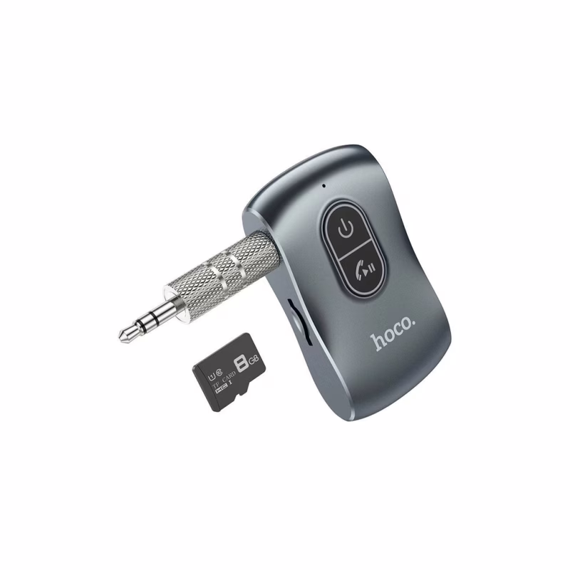 Bluetooth трансмиттер HOCO E73 Pro Journey AUX BT audio receiver/transmitter Black Star (6931474783752)