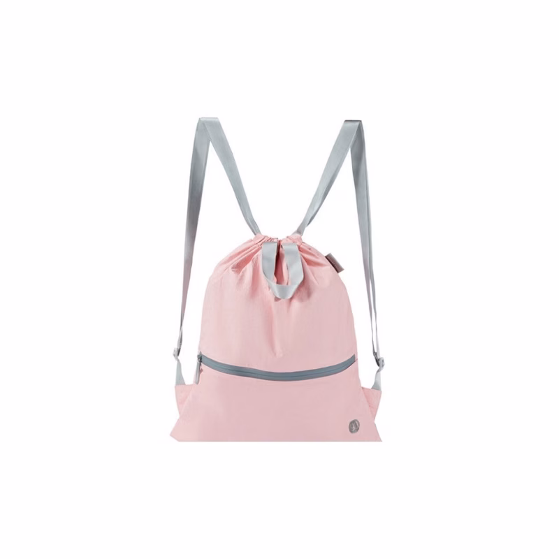 Рюкзак туристический Xiaomi RunMi 90 Points Lightweight Urban Drawstring Backpack Pink (6972125146175)