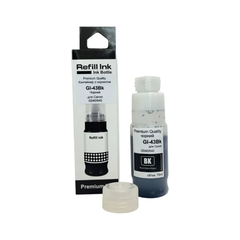 Чорнило Premium Quality Canon GI-43 70мл Black 4698C001 (70264927)