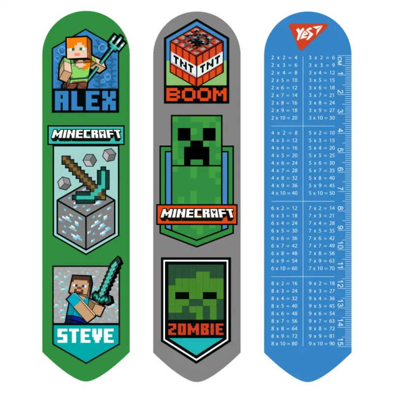 Закладки для книг Yes 2D Minecraft Heroes (708129)