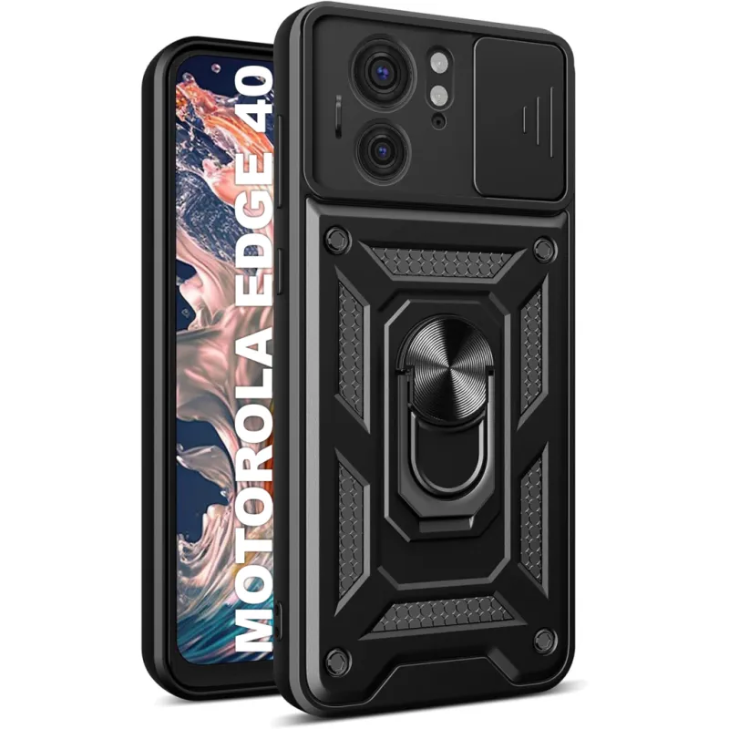 Чохол до мобільного телефона BeCover Military Motorola Edge 40 Black (710136)