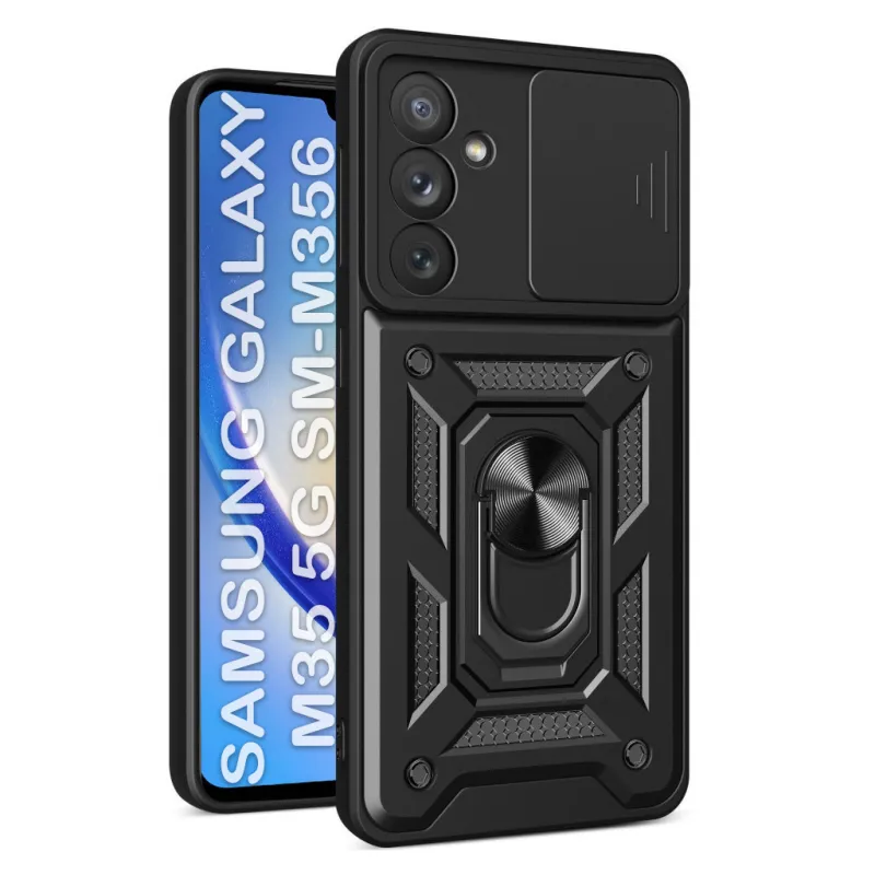 Чохол до мобільного телефона BeCover Military Samsung Galaxy M35 5G SM-M356 Black (711541)