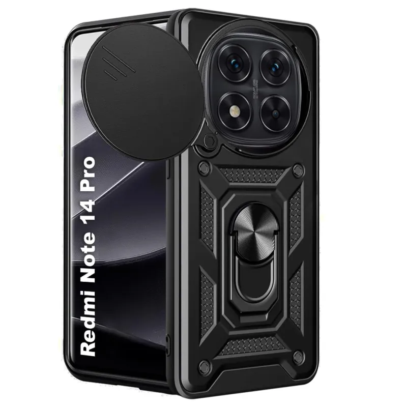 Чохол до мобільного телефона BeCover Military Xiaomi Redmi Note 14 Pro 5G Black (712869)