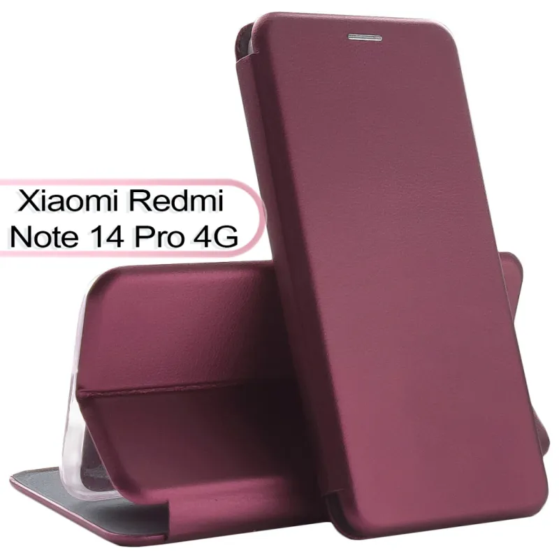 Чохол до мобільного телефона BeCover Exclusive Xiaomi Redmi Note 14 Pro 4G Red Wine (713525)