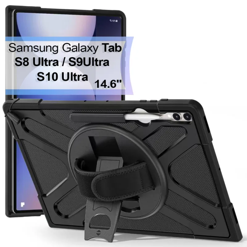 Чохол до планшета BeCover Heavy Duty Samsung Galaxy Tab S8 Ultra/S9 Ultra/S10 Ultra (X900/X906/X910/X916/X920/X926) 14.6" (713664)