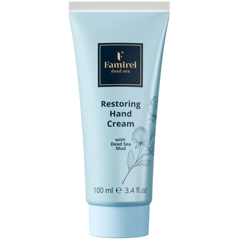 Крем для рук Famirel Restoring Hand Cream Відновлювальний з гряззю Мертвого моря 100 мл (7290114085212)