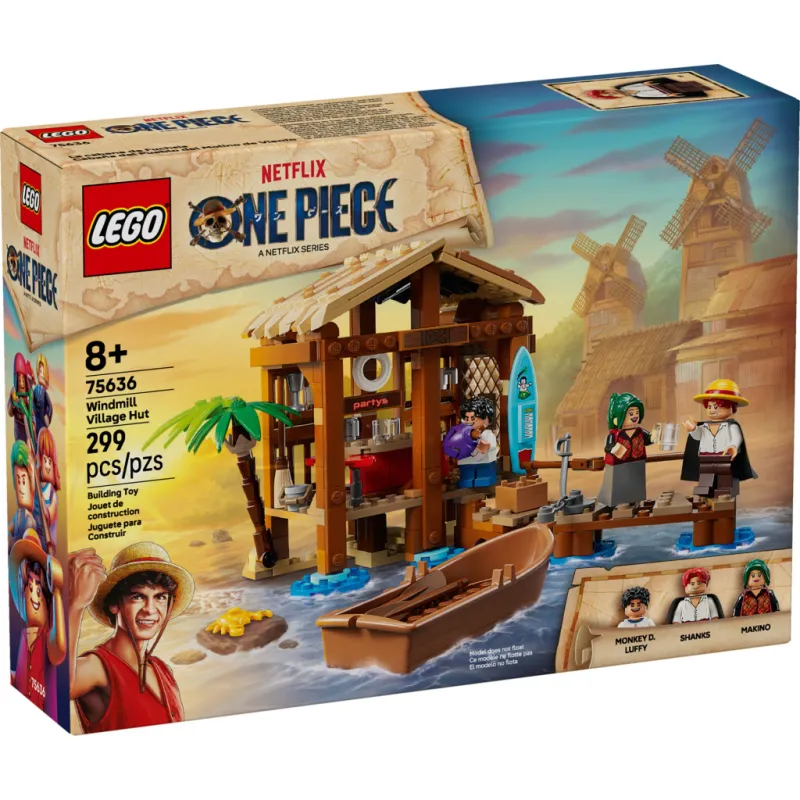 Конструктор LEGO One Piece Хатина у Селищі Вітряків (75636-)