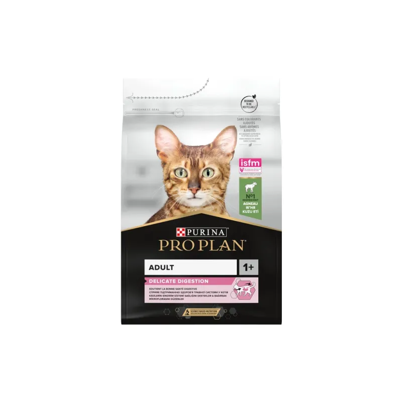 Сухий корм для кішок Purina Pro Plan Delicate Lamb зі смаком ягняти 3 кг (7613035846708)