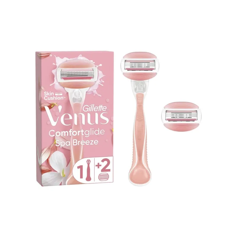 Бритва Gillette Venus Comfortglide Spa Breeze з 2 змінними картриджами (7702018322862)