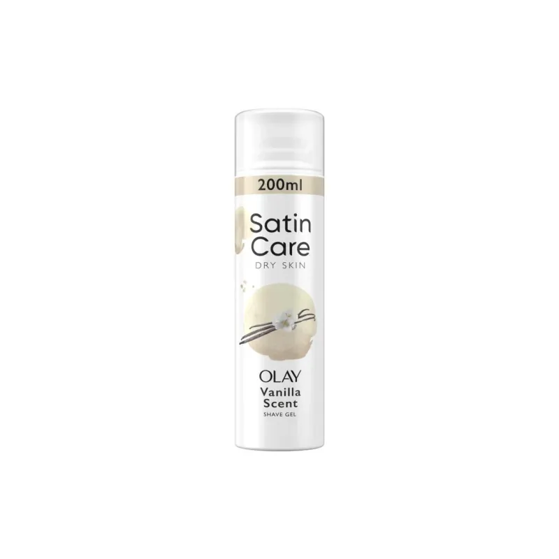 Гель для гоління Satin Care Vanilla Cashmere для сухої шкіри 200 мл (7702018399567)