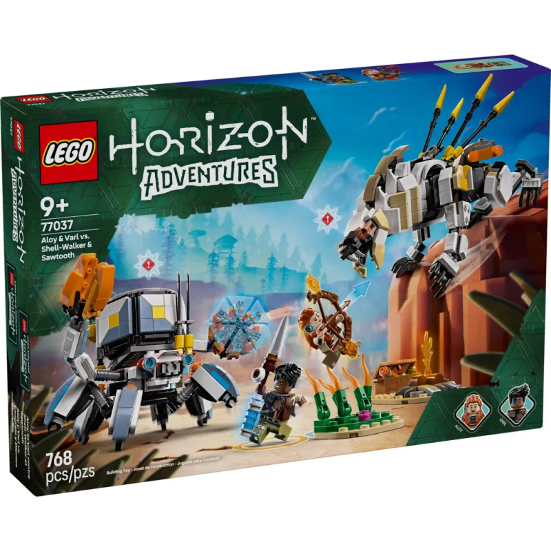 Конструктор LEGO Horizon Aloy і Varl проти Shell-Walker і Sawtooth (77037)