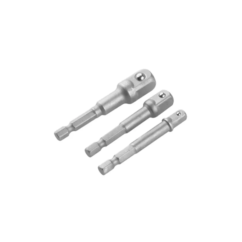 Адаптер для інструменту Tolsen комплект 1/4 ",3/8" x65мм 1/2 "x70мм, 3 шт (77864)