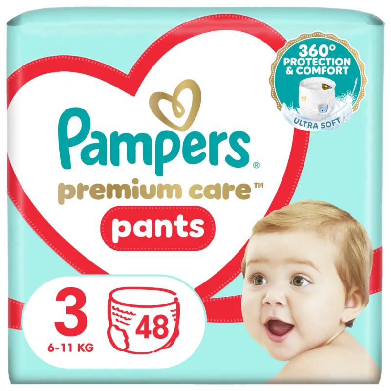 Підгузки Pampers Premium Care Pants Midi Розмір 3 (6-11 кг) 48 шт (8001090759795)