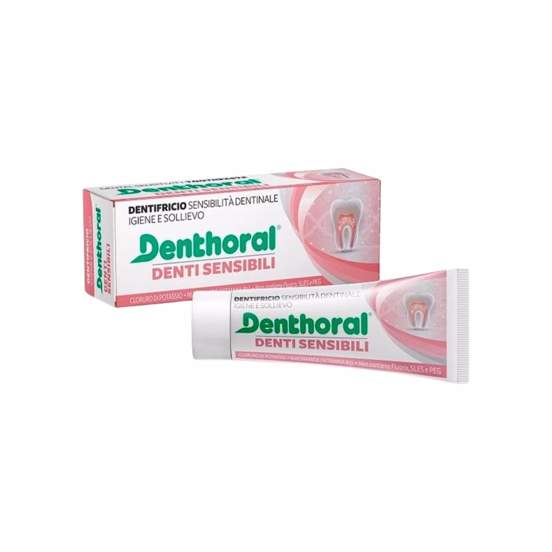 Зубна паста Denthoral Dentifricio Sensitive Teeth Для чутливих зубів 75 мл (8002185041405)