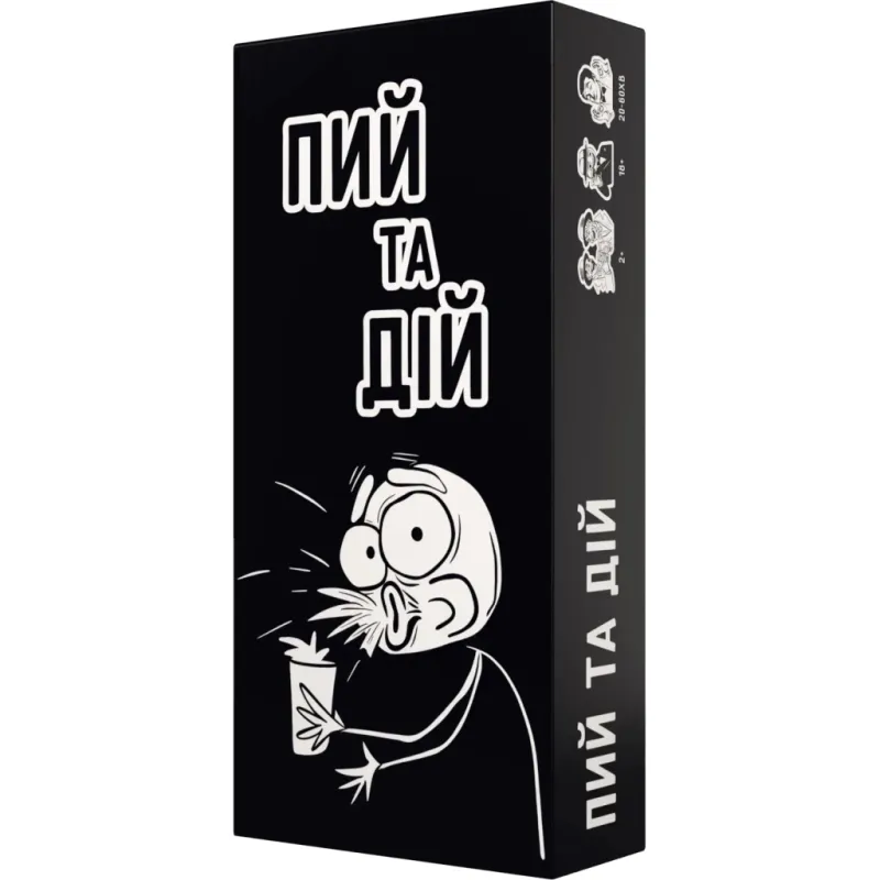 Настільна гра 18+ Bombat game Пий та Дій (укр.) (80048)