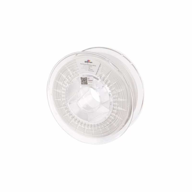 Пластик для 3D-принтера Spectrum PET-G Premium 1.75mm ARCTIC WHITE 1kg (RAL 9016) (80057)