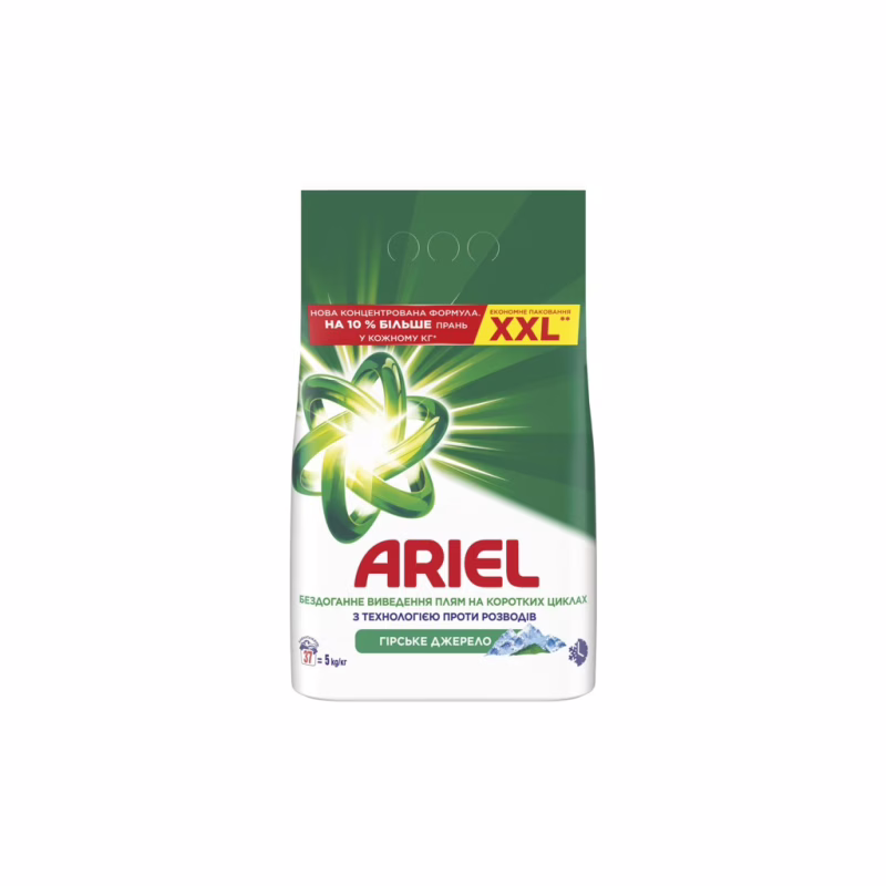 Стиральный порошок Ariel Горный родник 5 кг (8006530178112)