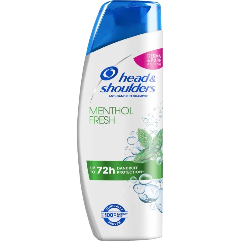 Шампунь Head & Shoulders Проти лупи Свіжість ментолу 250 мл (8006540063385)