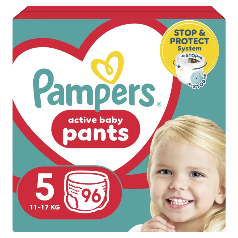 Підгузки Pampers трусики Pants Junior Розмір 5 (11-17 кг) 96 шт (8006540069509)