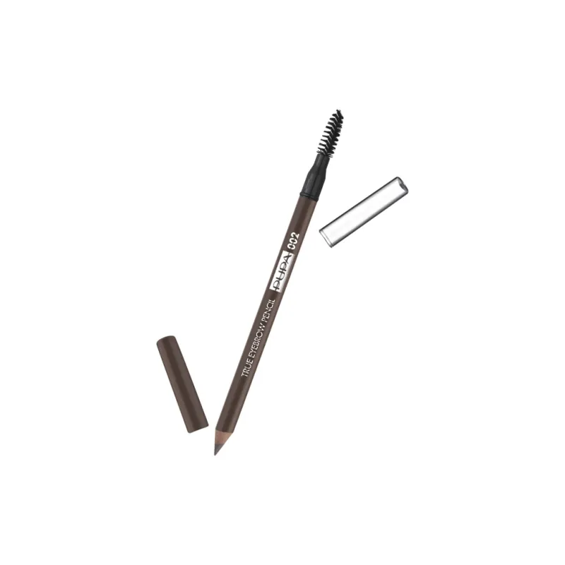 Олівець для брів Pupa True Eyebrow Pencil Long-lasting Waterproof 002 - Brown (8011607282937)