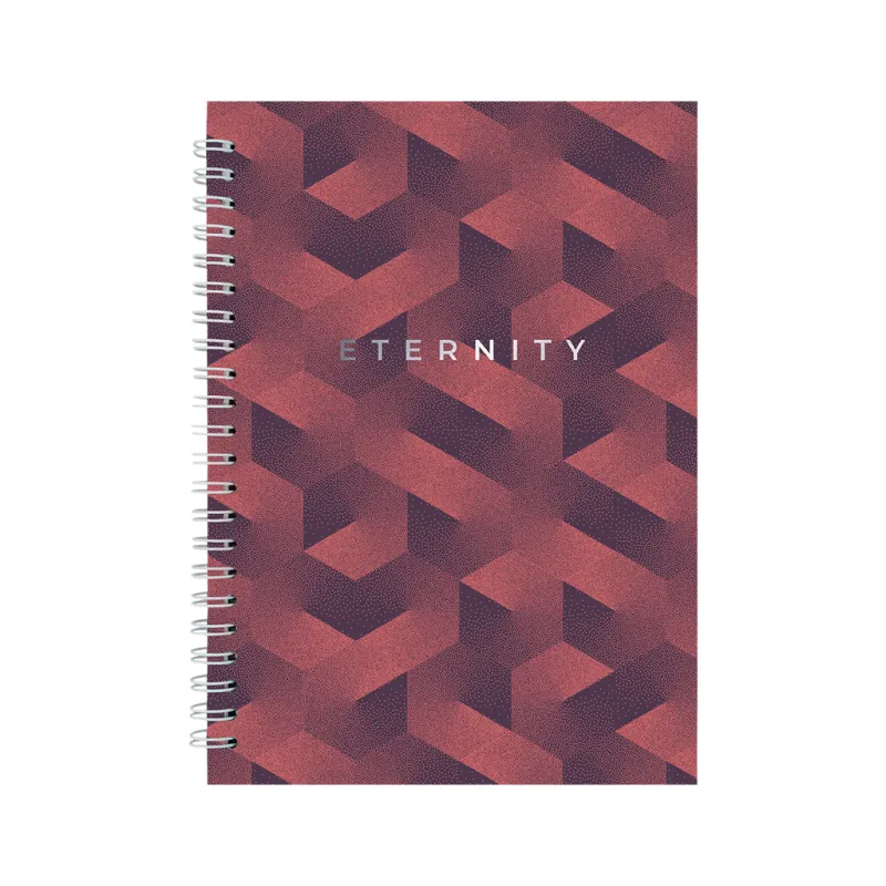 Блокнот Axent на спирали А5 96 листов, клетка, твердая обложка №25 (8032-25-A)