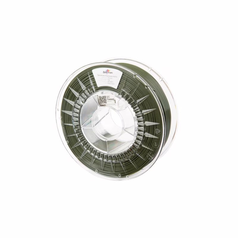 Пластик для 3D-принтера Spectrum PET-G Premium 1.75mm OLIVE GREEN 1kg (RAL 6003) (80603)