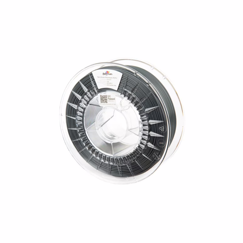 Пластик для 3D-принтера Spectrum PET-G Premium 1.75mm ANTHRACITE GREY 1kg (RAL 7016) (80833)