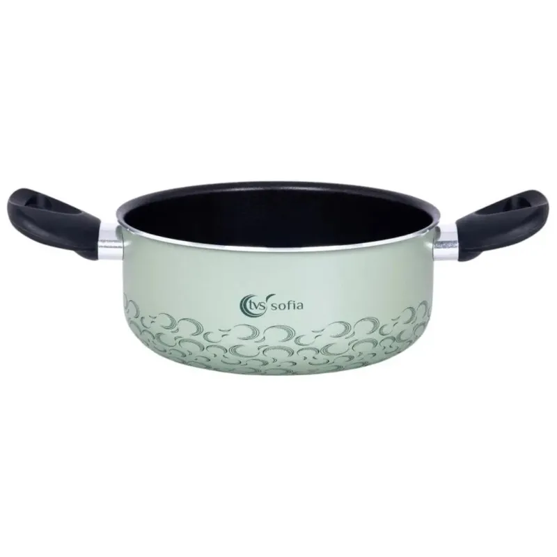 Каструля TVS Sofia 20 см, 2,5 л, зелена (83404202310101з)