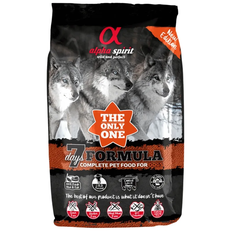 Сухий корм для собак Alpha Spirit The Only One 7 Days Formula 12 кг (8436586310318)