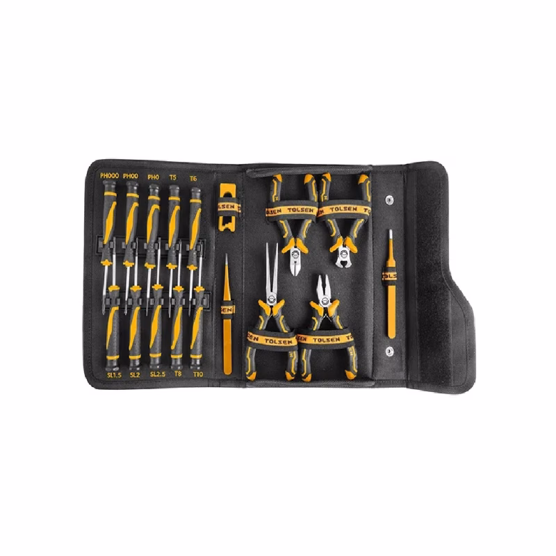 Набір інструментів Tolsen прецизійних 17 шт, сумка (85317)