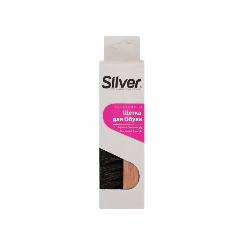 Щітка для взуття Silver Натуральний ворс (8690757000648)