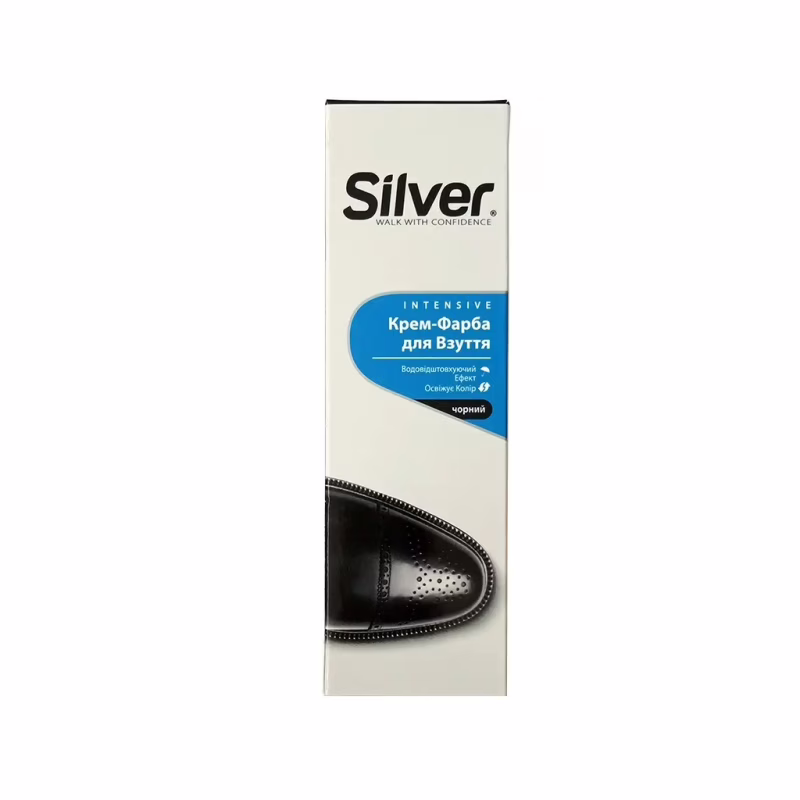 Краска для обуви Silver Черная75 мл (8690757000693)