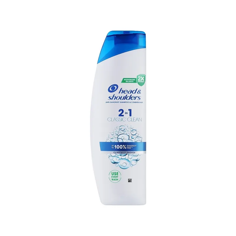 Шампунь Head & Shoulders 2 в 1 Проти лупи Основний догляд 330 мл (8700216157919)