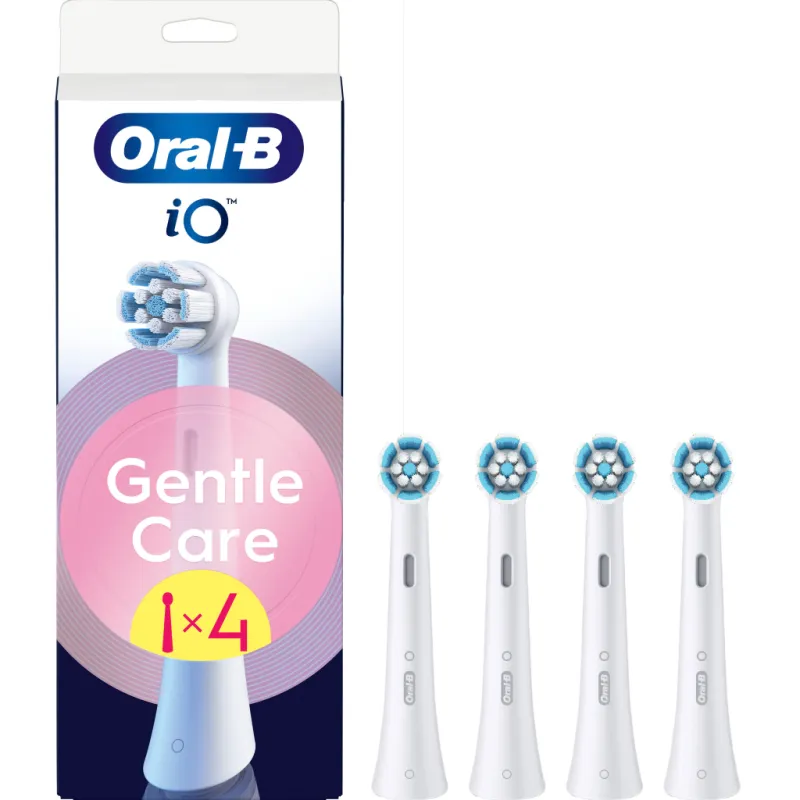 Насадка для зубної щітки Oral-B iO Gentle Care White 4ct (8700216199438)
