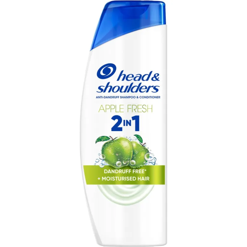 Шампунь Head & Shoulders 2 в 1 Проти лупи Яблучна свіжість 330 мл (8700216304689)