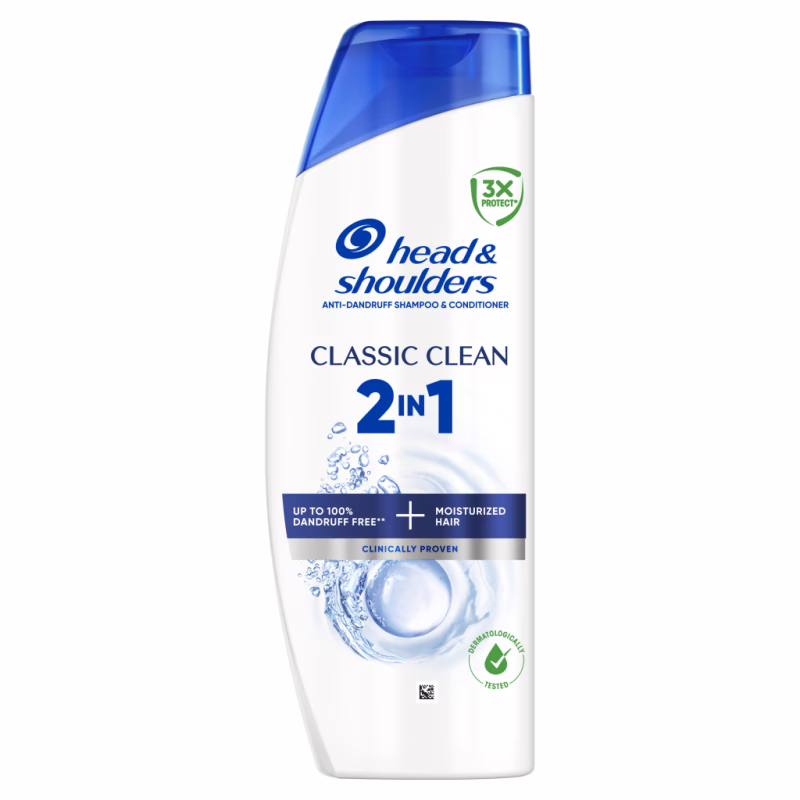 Шампунь Head & Shoulders 2 в 1 Против перхоти Основной уход 400 мл (8700216304917)