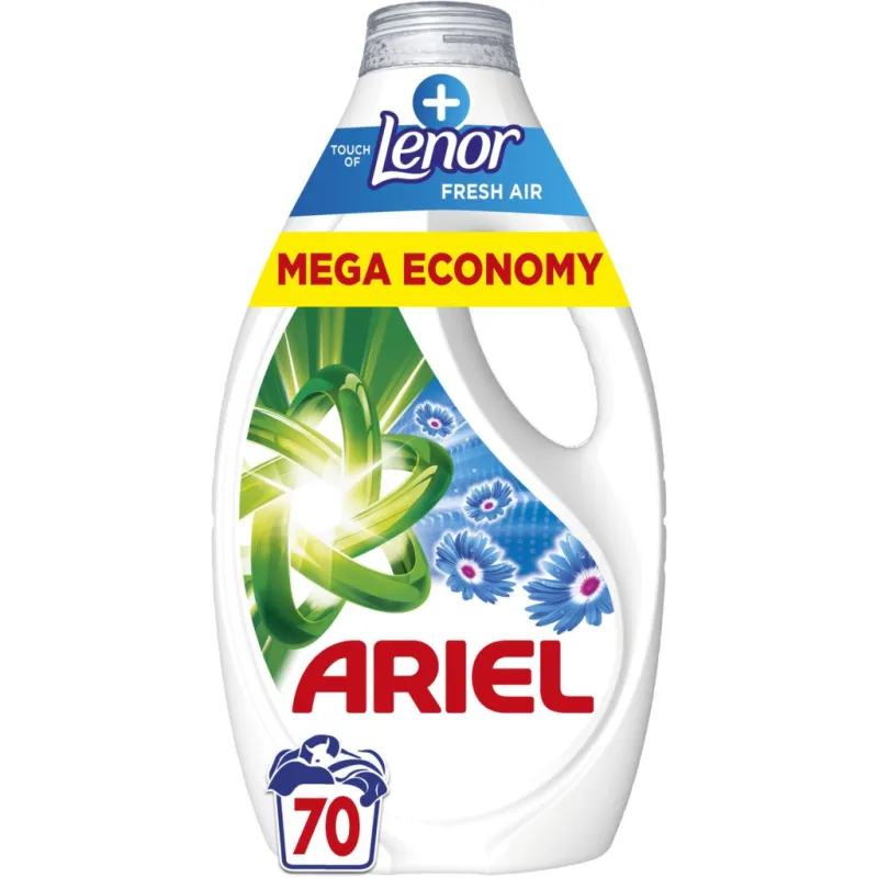 Гель для прання Ariel Дотик свіжого повітря Lenor 3.15 л (8700216691901)