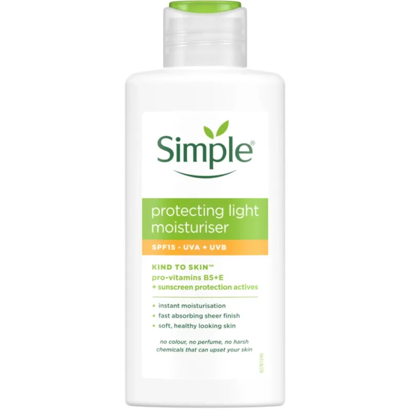 Крем для обличчя Simple Kind To Skin Protecting Light Moisturizer SPF15 Легкий захисний 125 мл (8710908435812)