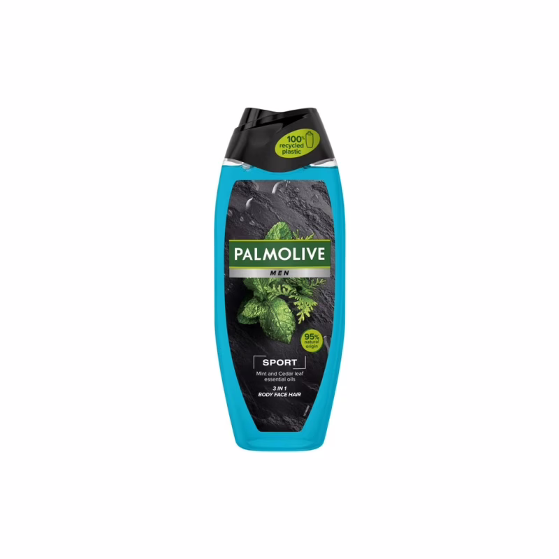 Гель для душа Palmolive Men Sport Эфирные масла мяты и листьев кедра 500 мл (8718951036239)