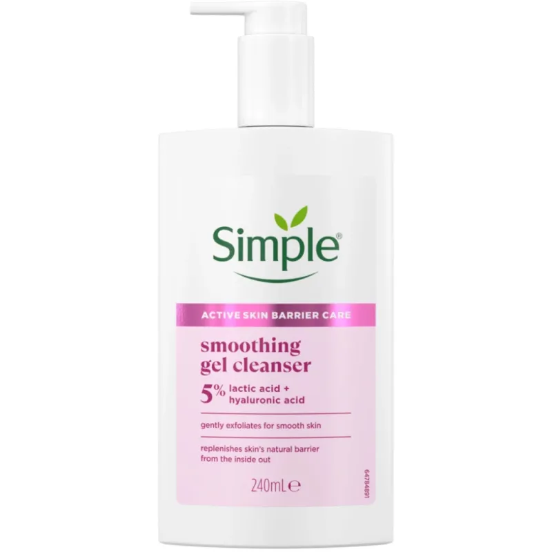 Крем для вмивання Simple Activ Skin Smoothing Gel Cleanser Розгладжувальний 240 мл (8720181563270)