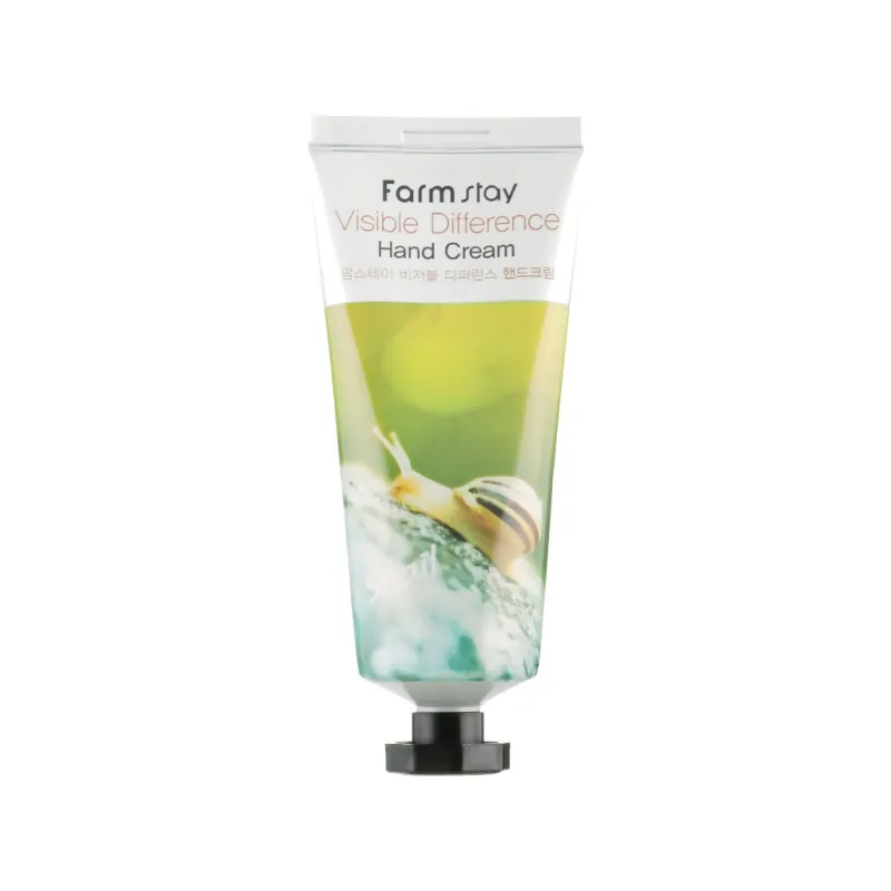 Крем для рук FarmStay Visible Difference Hand Cream Snail З муцином равлика 100 г (8809338560055)