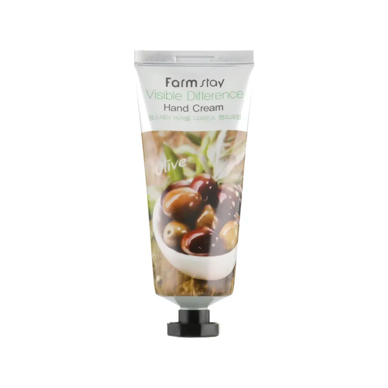 Крем для рук FarmStay Visible Difference Hand Cream Olive С экстрактом оливы 100 г (8809338560062)